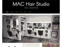 Tablet Screenshot of machairstudio.co.uk